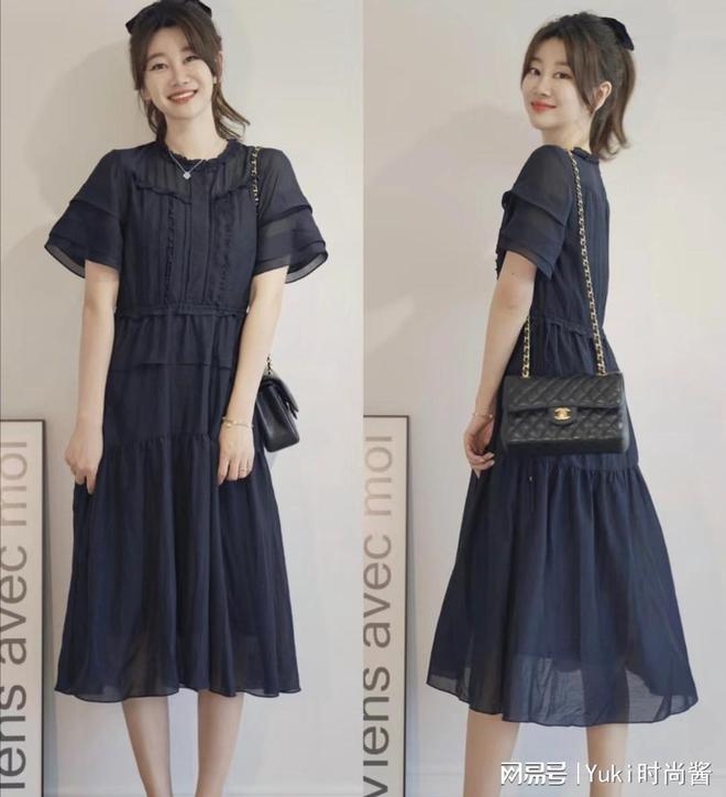 时尚精选，最新款连衣裙搭配包包，完美诠释时尚搭配