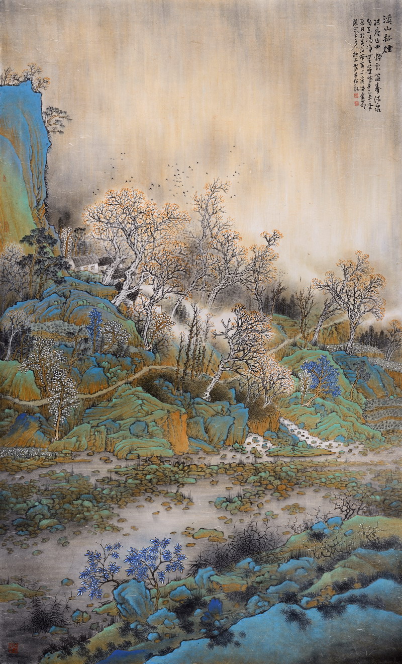 中国最新画作，温馨日常画卷