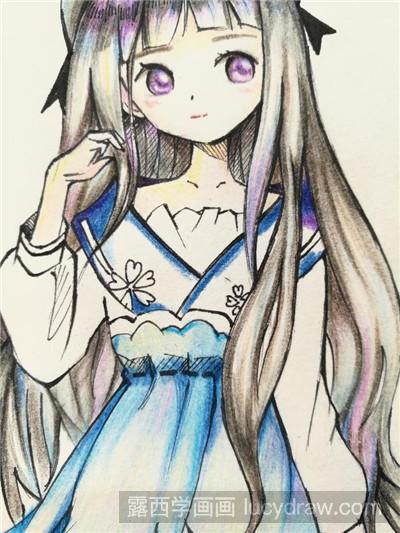 画动漫女孩,画动漫女孩，小巷深处的秘密画室