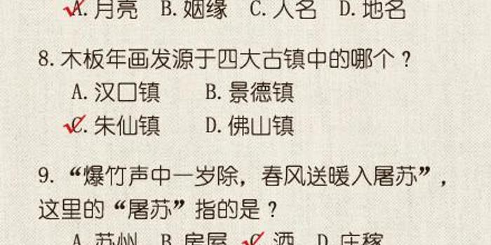 国学知识百题探秘，小巷中的文化宝藏揭秘